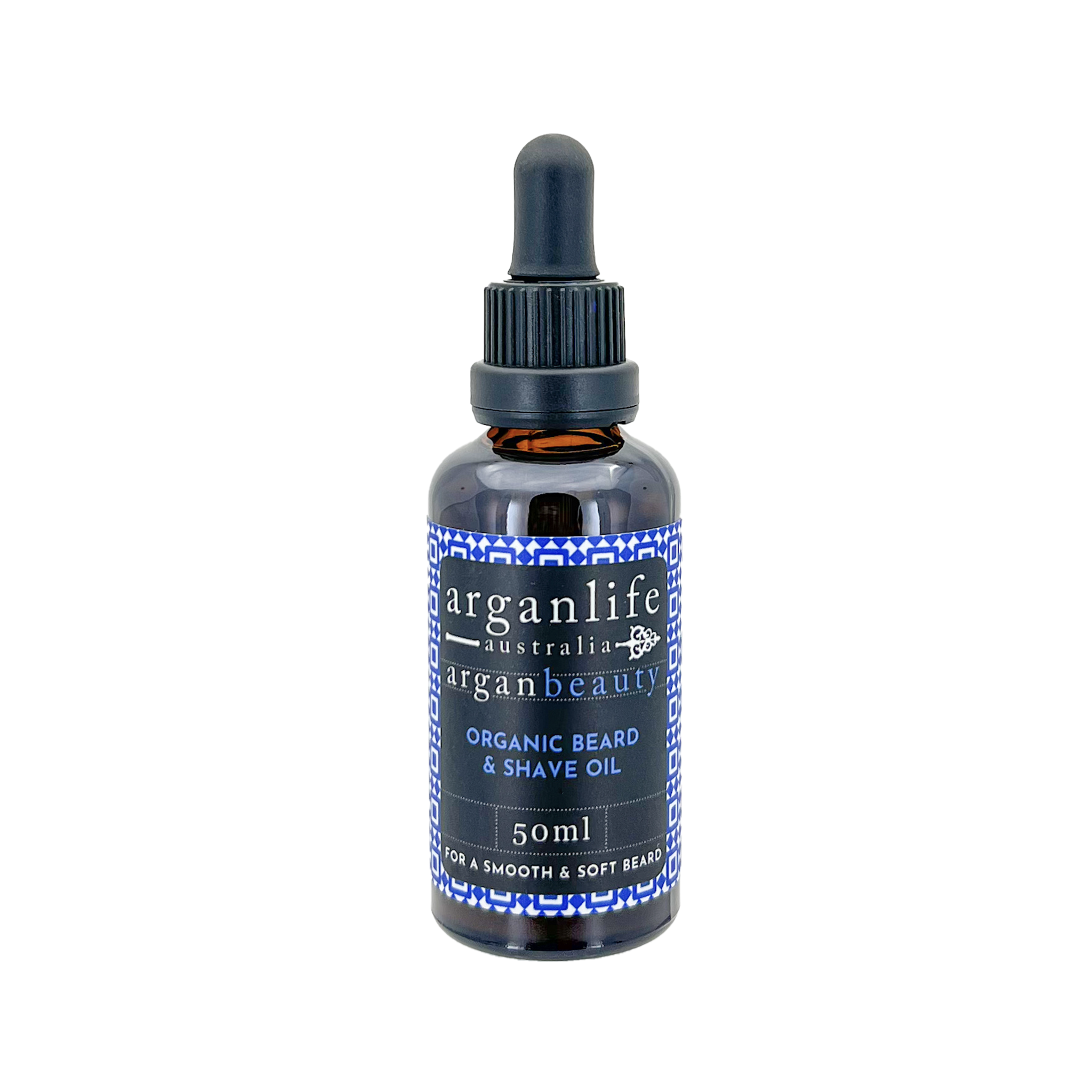50ml bottle of organic beard and shave oil