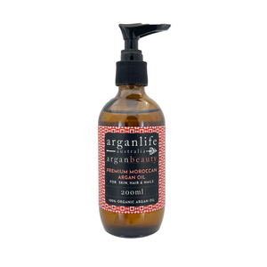 200ml bottle of premium Moroccan argan oil