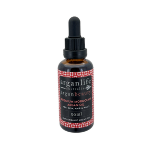 50ml bottle of premium Moroccan argan oil
